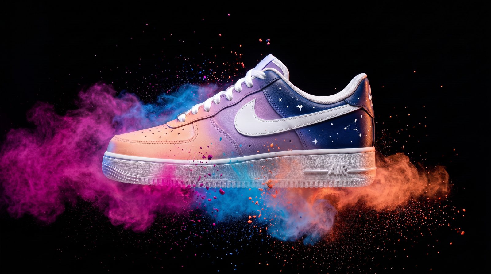 Air Force 1 mit Sonnenuntergangs-Verlauf